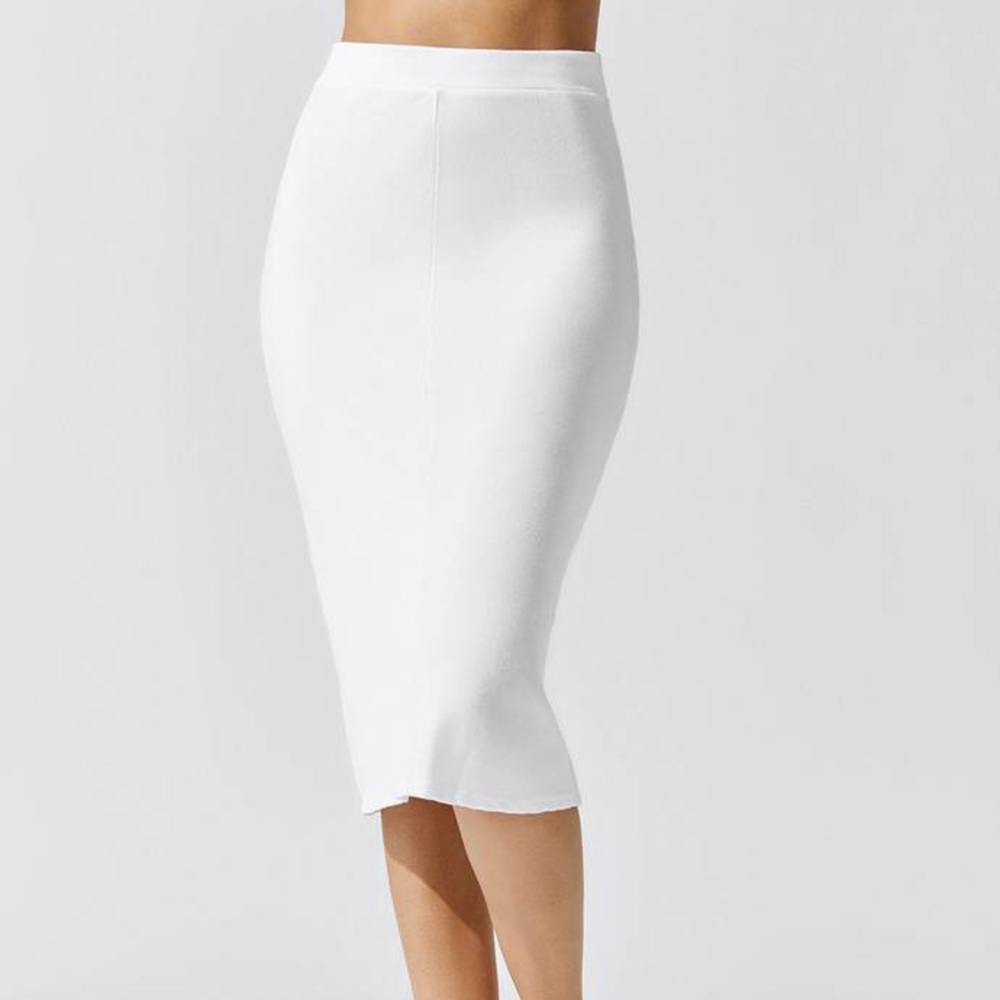 New! Stateside Rib Chevron Skirt